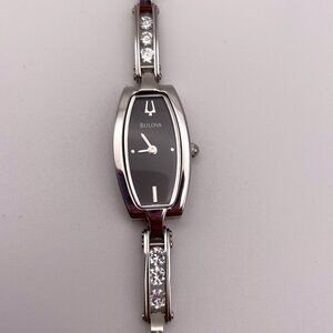BULOVA Womens Floating Crystals Dress Watch